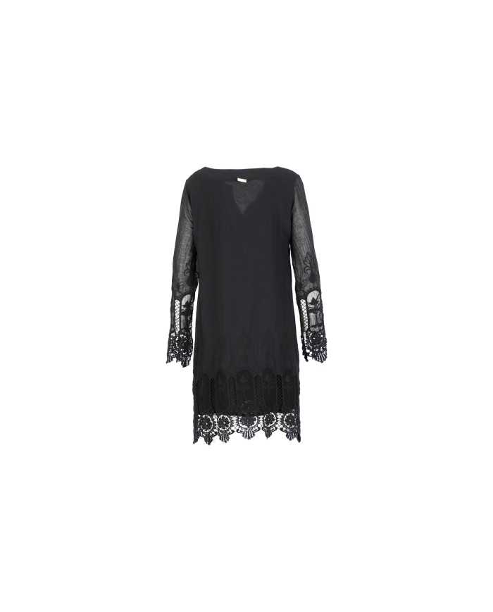 CafèNoir Abito Pizzo Nero - Glamour Calzature